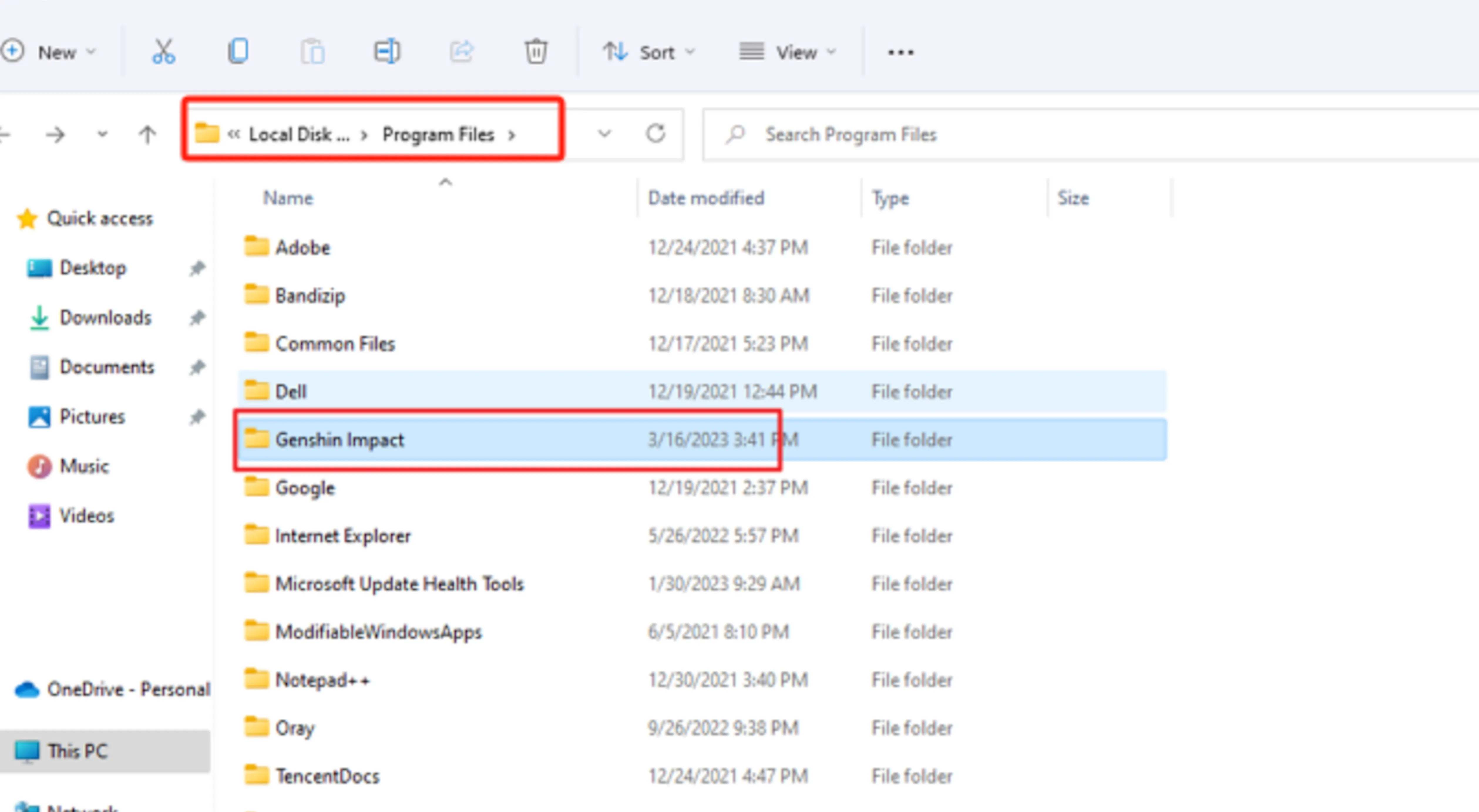 Genshin Impact Screenshot Folder Location